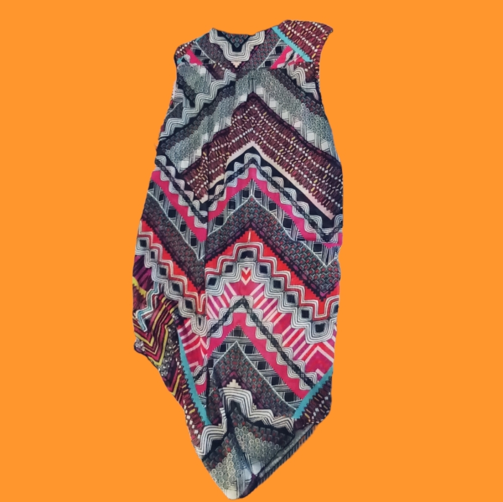 Boho Patterned Sheer Cardigan by Cato Woman - Picture 3 of 4
